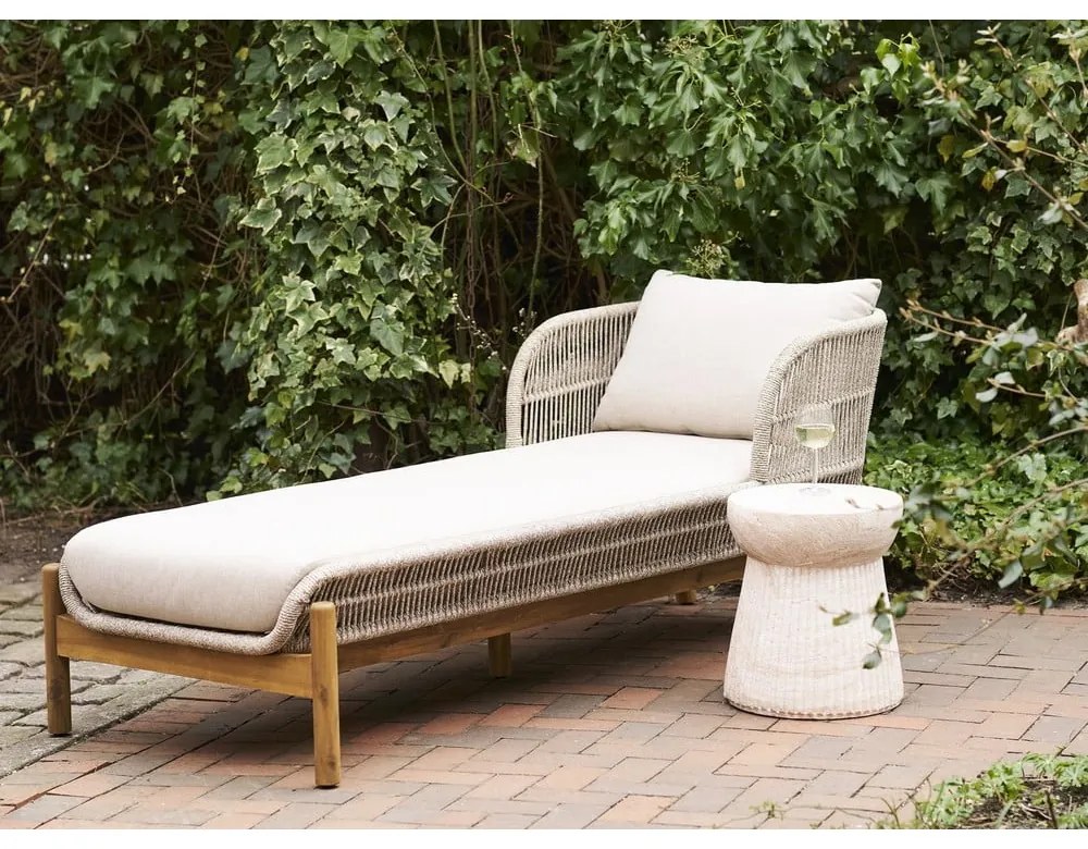 Kamenný okrúhly odkladací stolík ø 37 cm Bonn – House Nordic