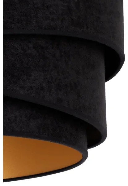 Duolla - Prisadený luster KOBO 1xE27/15W/230V pr. 45 cm čierna