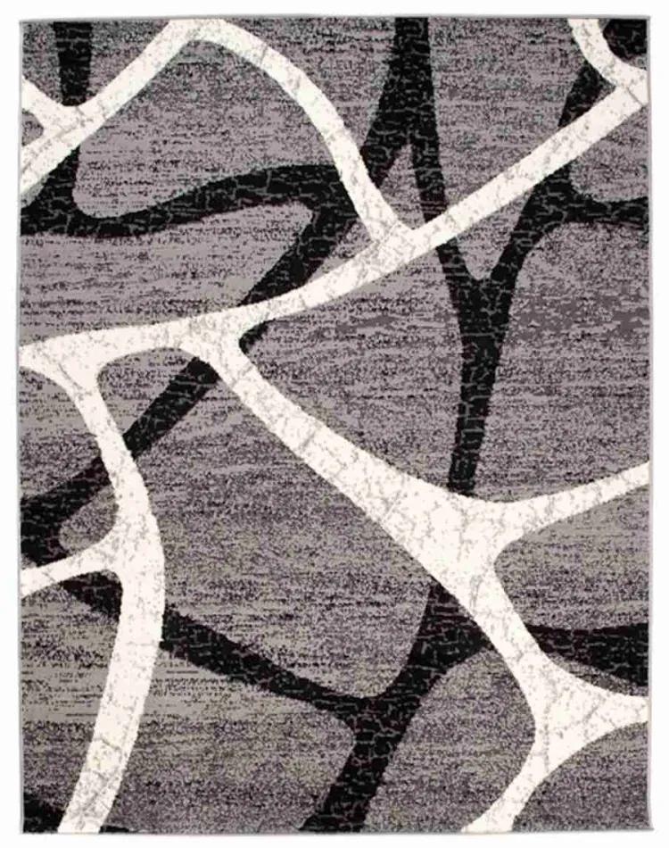 Kusový koberec PP Telos šedý, Velikosti 130x190cm