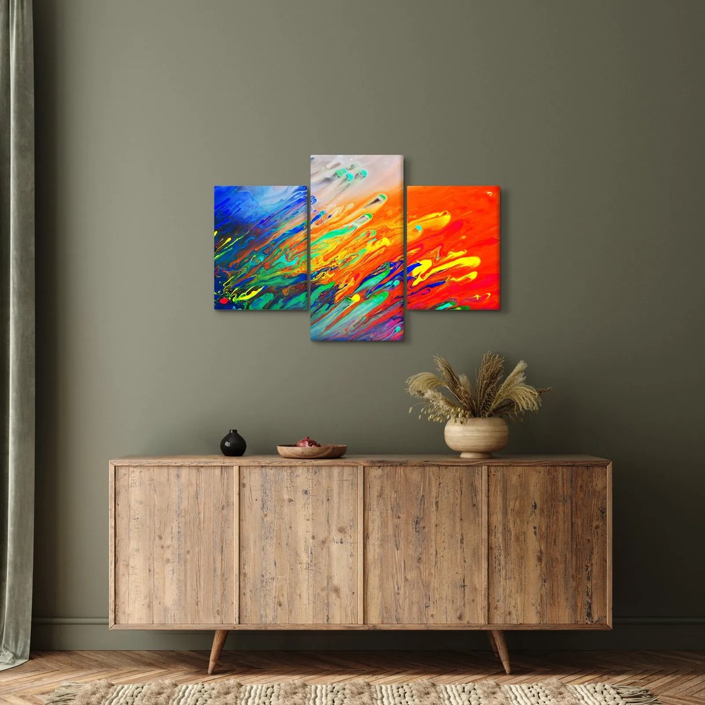 Obraz - Farebná abstrakcia (90x60 cm)