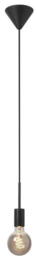 NORDLUX Kovová závesná lampa PACO, 1xE27, 40W, čierna
