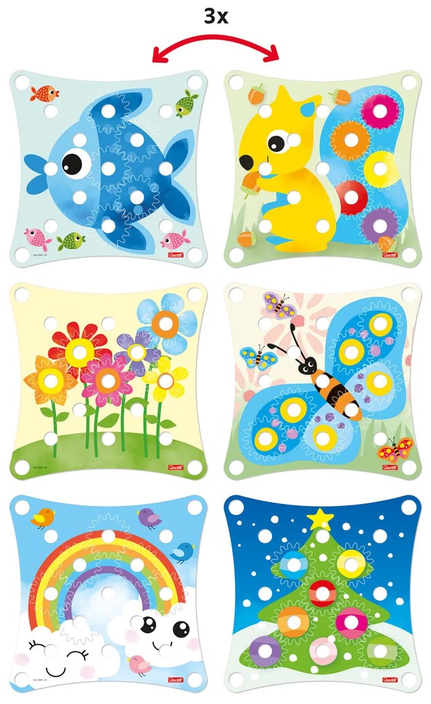 Jumbo Gears - farebné ozubené kolesá