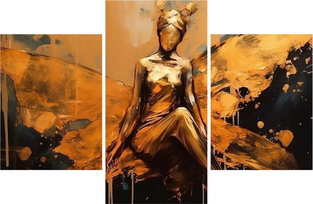 Obraz - Abstrakcia víly (90x60 cm)