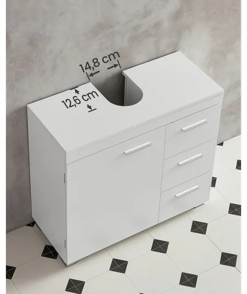 Kúpeľňová skrinka NICO biela