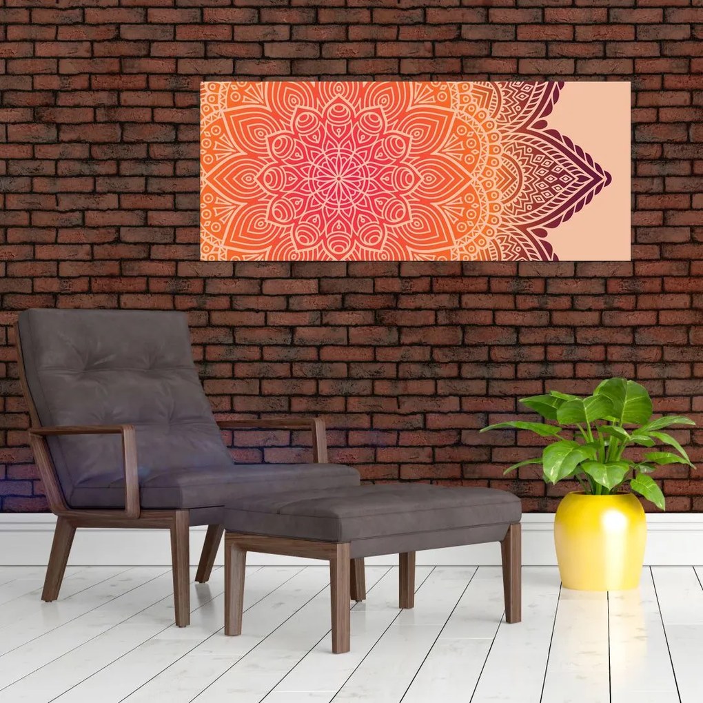 Obraz - Mandala umenia (120x50 cm)