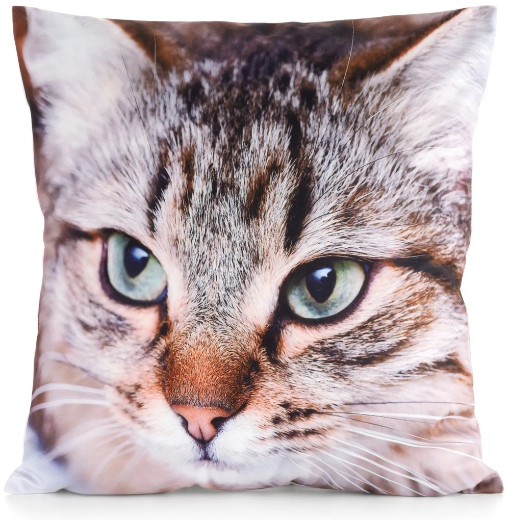 DETSKÁ DEKORAČNÁ OBLIEČKA NA VANKÚŠ ANIMAL67 45X45 CM VZOROVANÁ