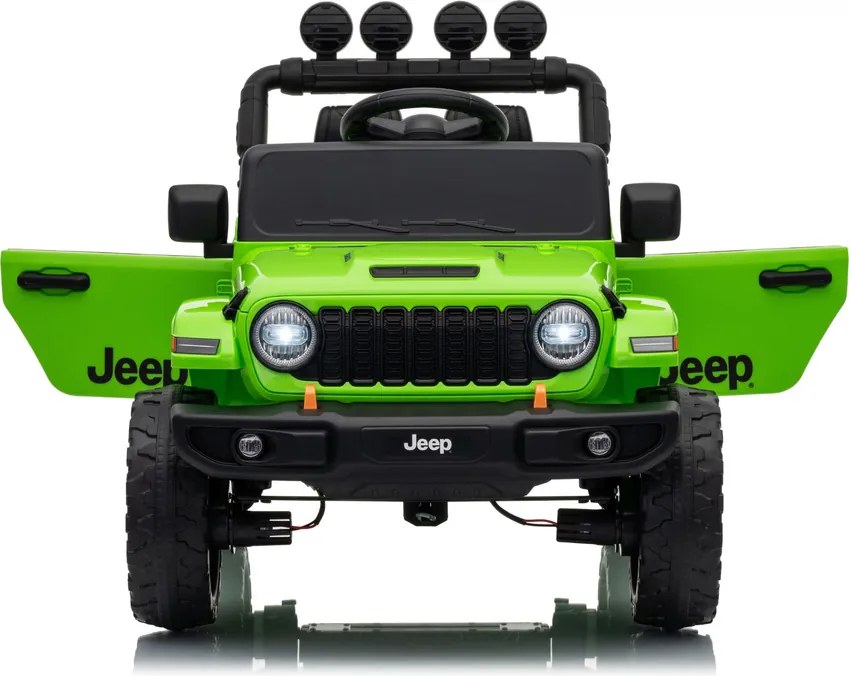 LEAN CARS Akumulátorové vozidlo Jeep Rubicon DK-JWR558 24 V, zelené