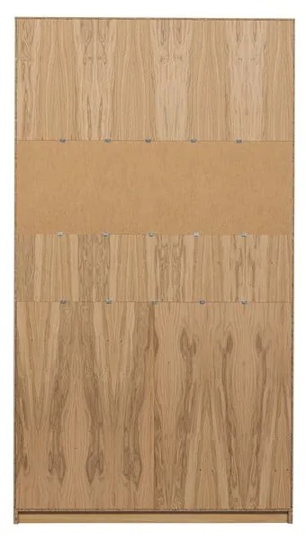 Modulárna knižnica v dekore duba v prírodnej farbe 110x199 cm Modulair – vtwonen