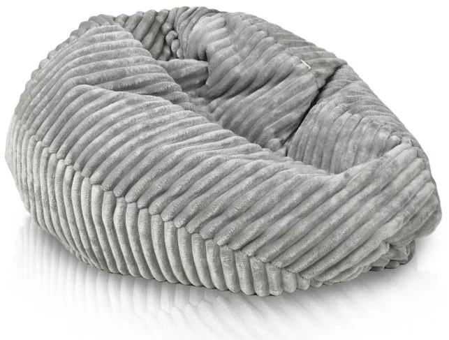 Sedací vak SAKO svetlosivý stripe