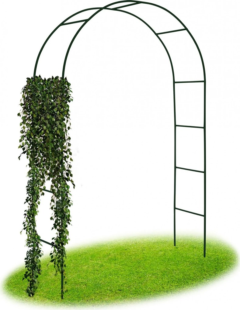 Záhradná kovová pergola 240 cm - oblúk