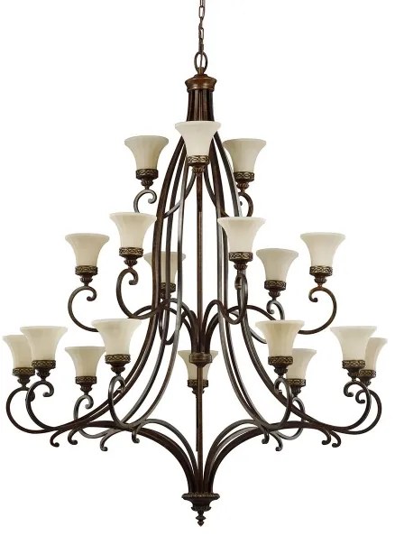 Feiss FE-DRAWING-ROOM18 - Luster na reťazi DRAWING ROOM 18xE27/60W/230V