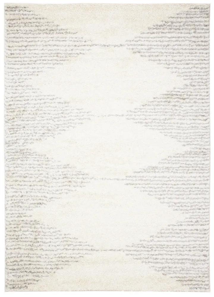 Kusový koberec shaggy Pelta krémový 120x170cm