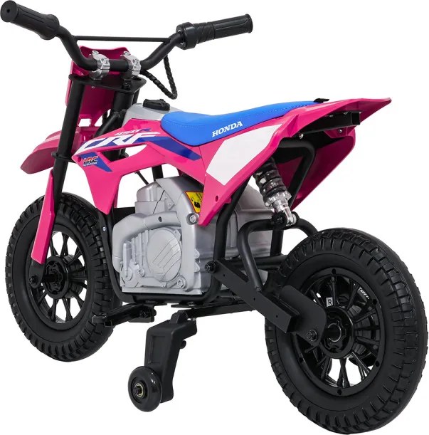 Elektrická motorka HONDA CFR450R ružová