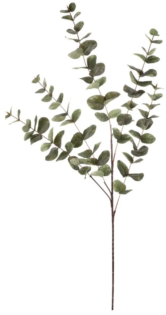 Eukalyptus - umělá větev, velké listy, 100 cm,zelená