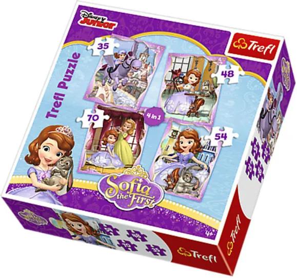 Trefl Puzzle Princezná Sofia Prvá 4v1