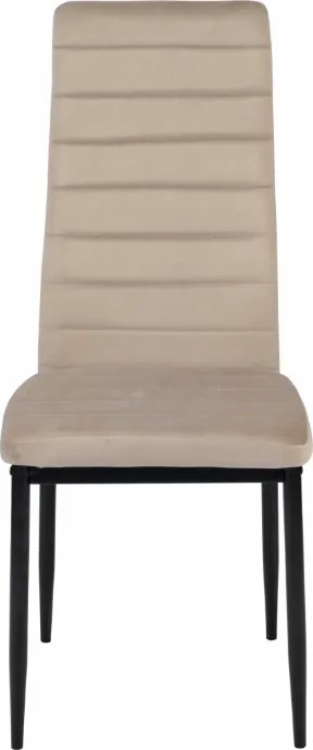 TRENDIE Jedálenská stolička Chicago zamatová  béžová