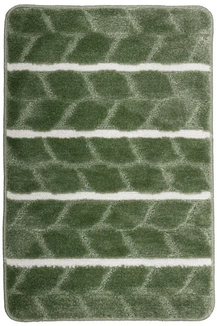 Sada kúpeľňových koberčekov FANO zelená / biela
