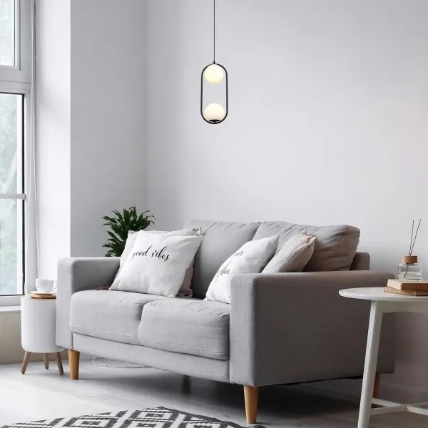 Rabalux 72029 - Luster na lanku GHITA 2xE27/20W/230V