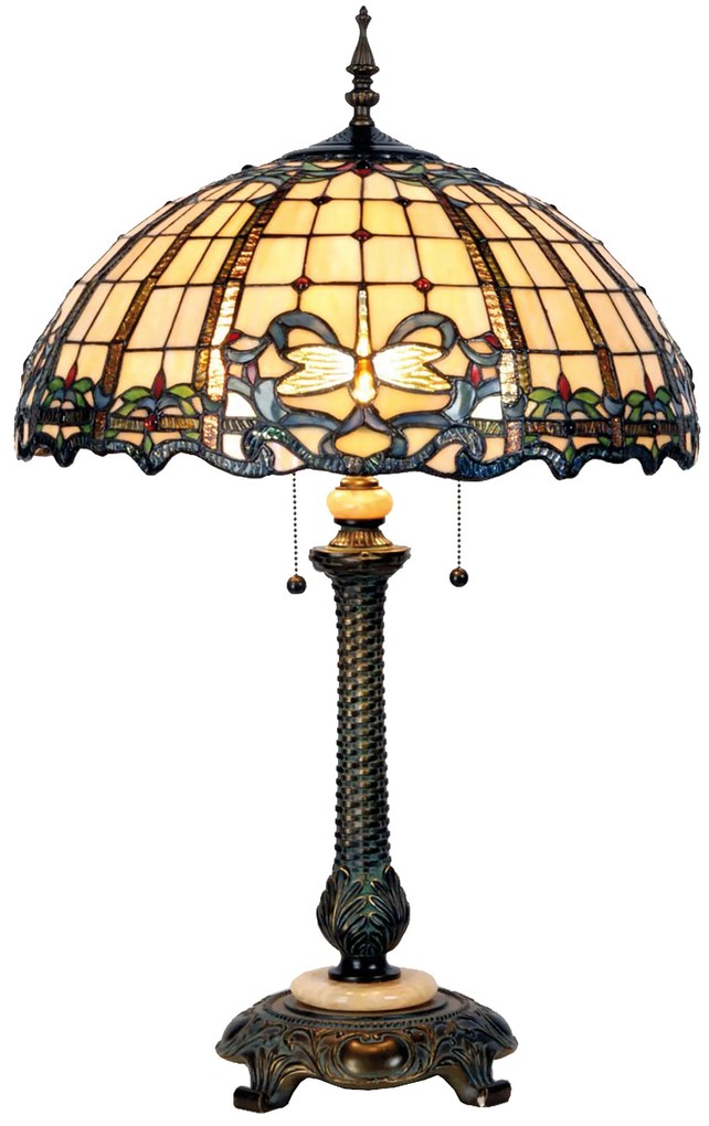 Nočná lampa Tiffany stolová Ø50*80