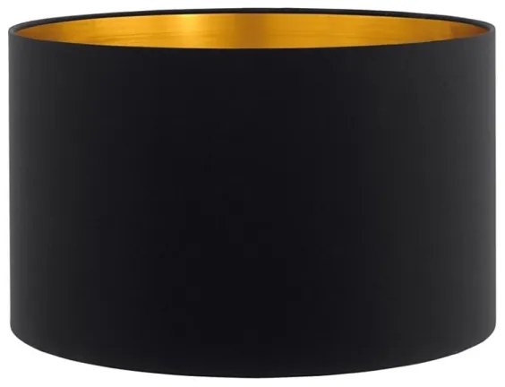 LED stojacia lampa TUNJA 1xE27/20W/230V, priemer 38 cm, čierna