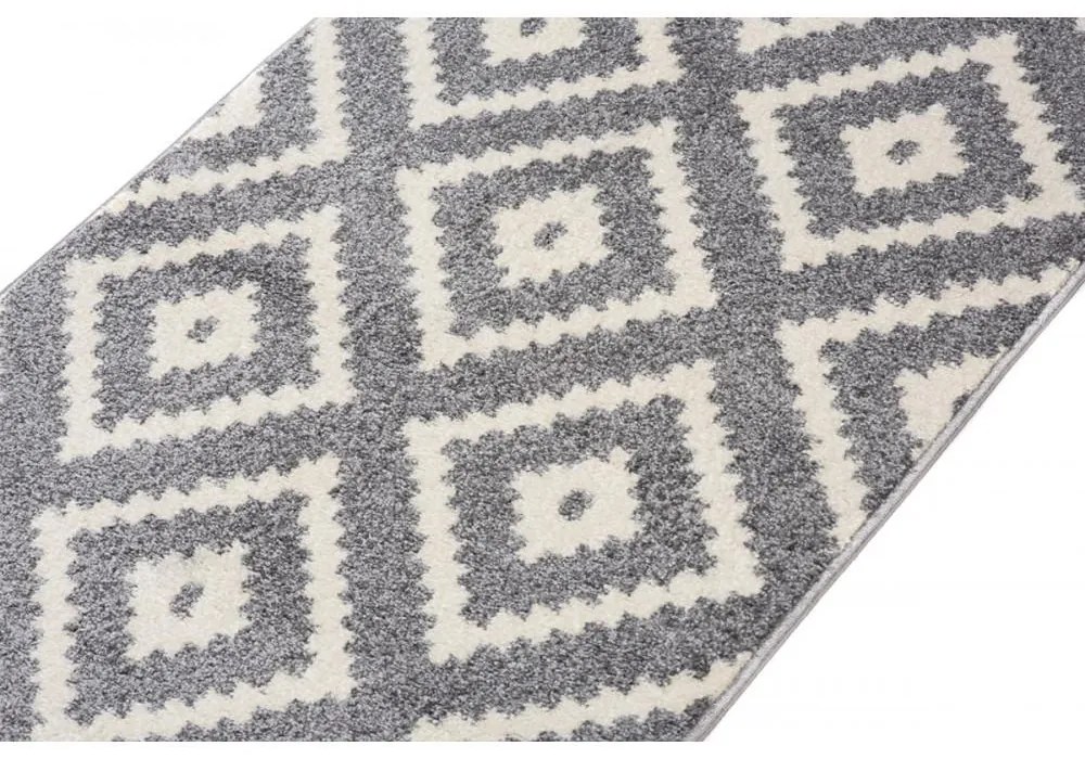 Kusový koberec Remund sivý atyp 100x250cm