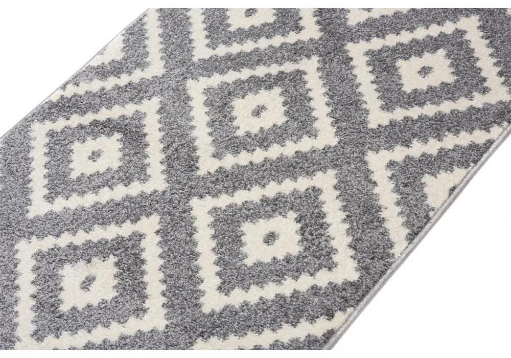Kusový koberec Remund sivý atyp 70x250cm