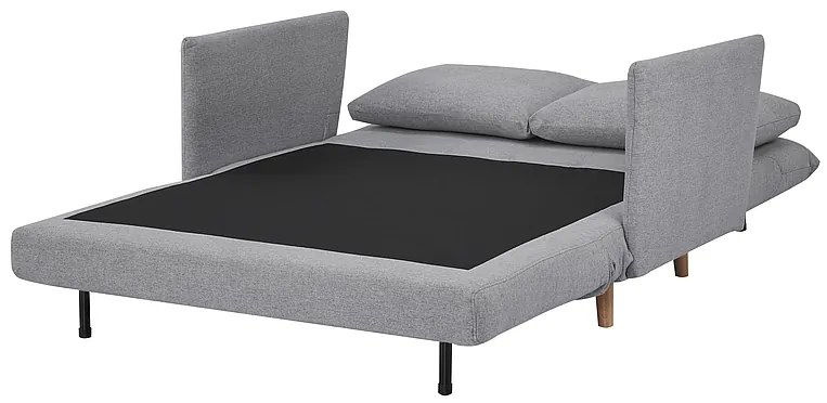 Pohovka futon Wally (sivá). Akcia -13%. Vlastná spoľahlivá doprava až k Vám domov. 1050965
