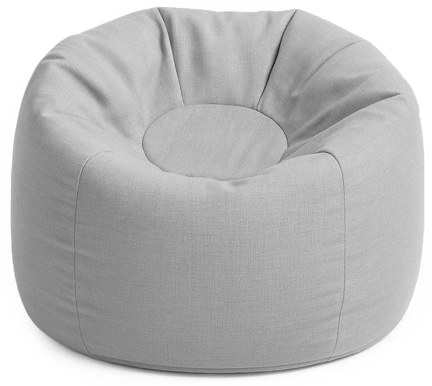 Sedací vak Outzy MeowBaby® Floreo, feather-fog-gray