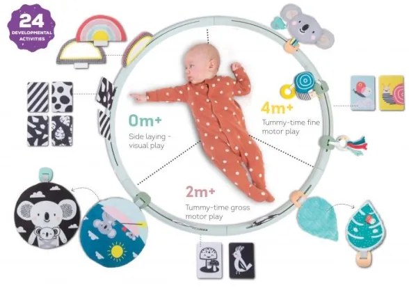 Taf Toys - Interaktívny hrací kruh pr. 90 cm koala