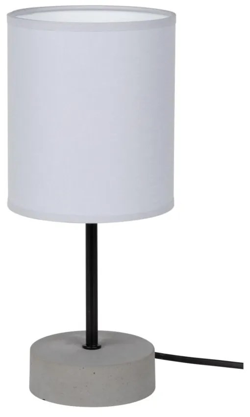 Stolná lampa Mila 1xE27 Max.25W Betónová sivá / čierna / sivá