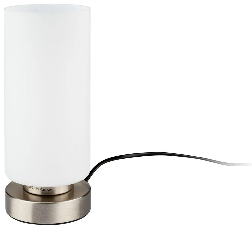 Livarno Home LED stolná lampa s matným skleneným tienidlom (rúrovitý tvar) (100331580)