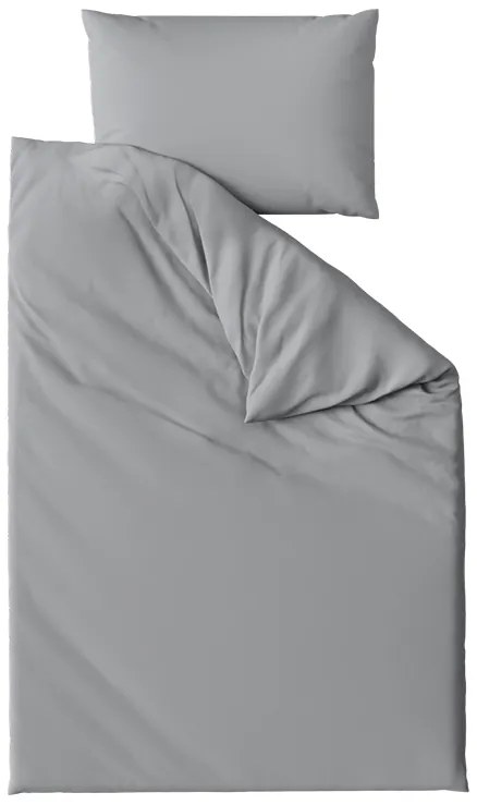 Bavlnené obliečky Lux sivé knoflík