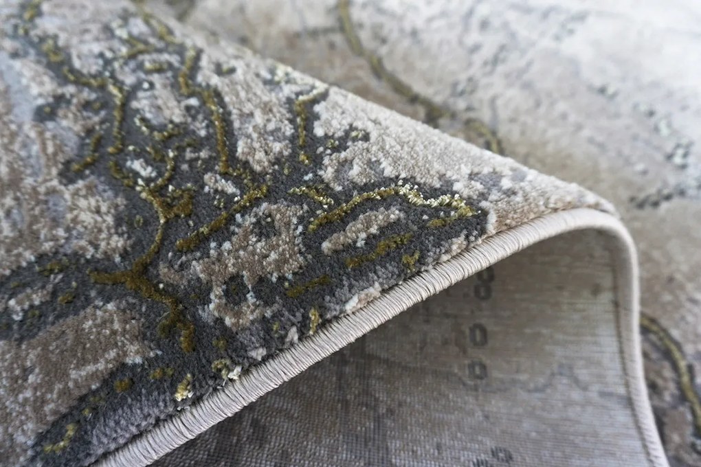 BE Koberec Elite 4355 BEIGE GOLD – žltý obdĺžnikový Rozmer: 120x180 cm