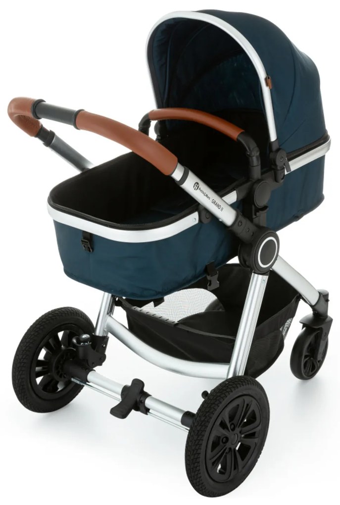 Kočík kombinovaný 2v1 Grand II Platinum Indigo Petite&Mars