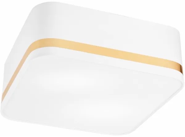 Stropné svietidlo SIRJA SQUARE 2xE27/60W/230V 35x35 cm biela