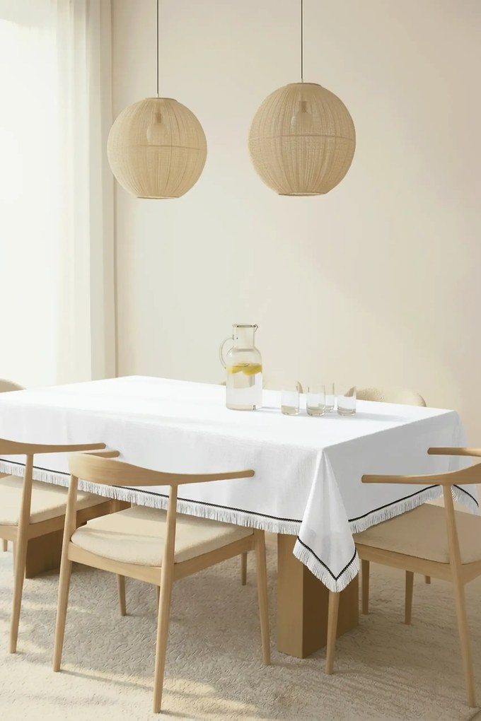 Obrus z mikrovlákna biely Rozmer: 140x300 cm