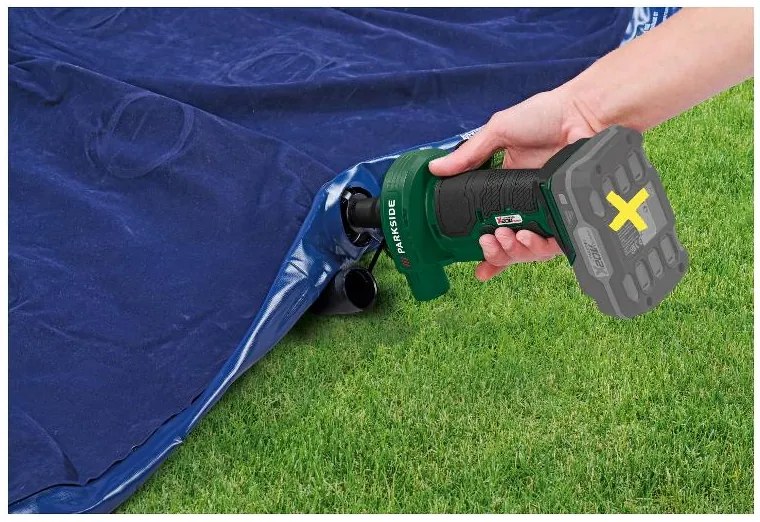 Parkside®  Aku pumpa Palp 20-Li B2 + Akumulátor 20 V 2 Ah + Nabíjačka na akumulátor 20 V/2,4 A  (800011825)