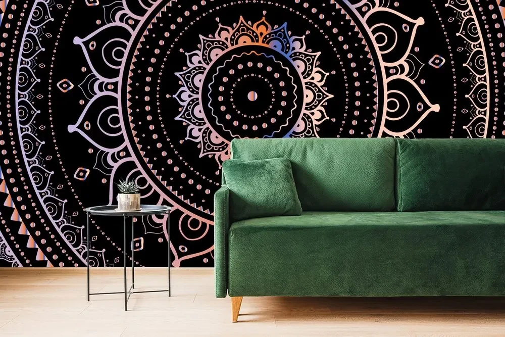 Tapeta farebná Mandala - 450x300