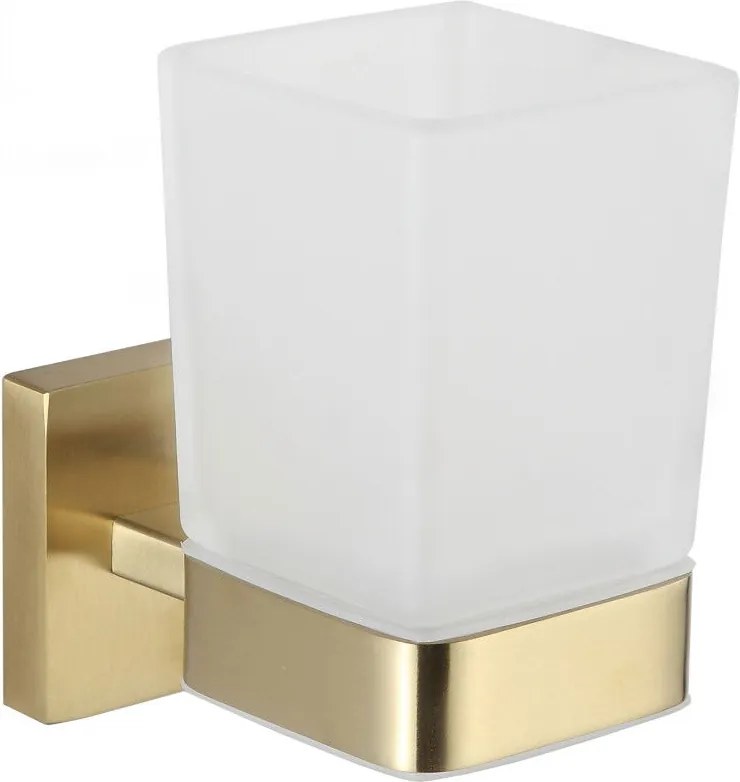 Mexen Vox pohár na zubné kefky, zlatá - 707038-55