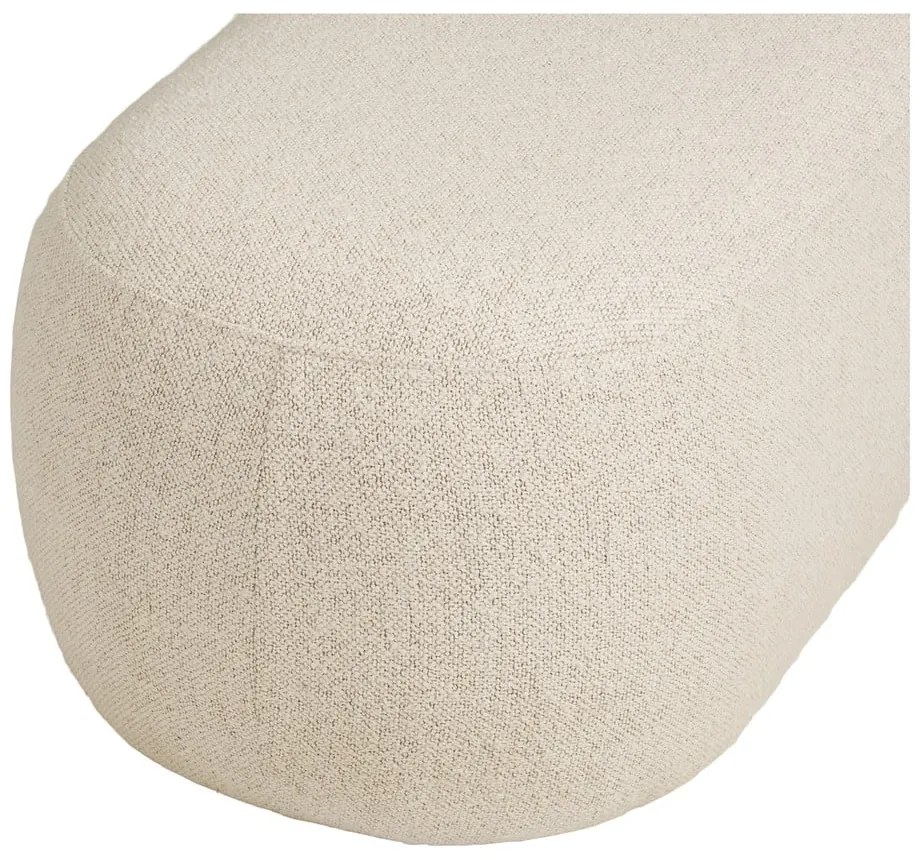 Béžová lavica z textílie buklé Blossomville – House Nordic