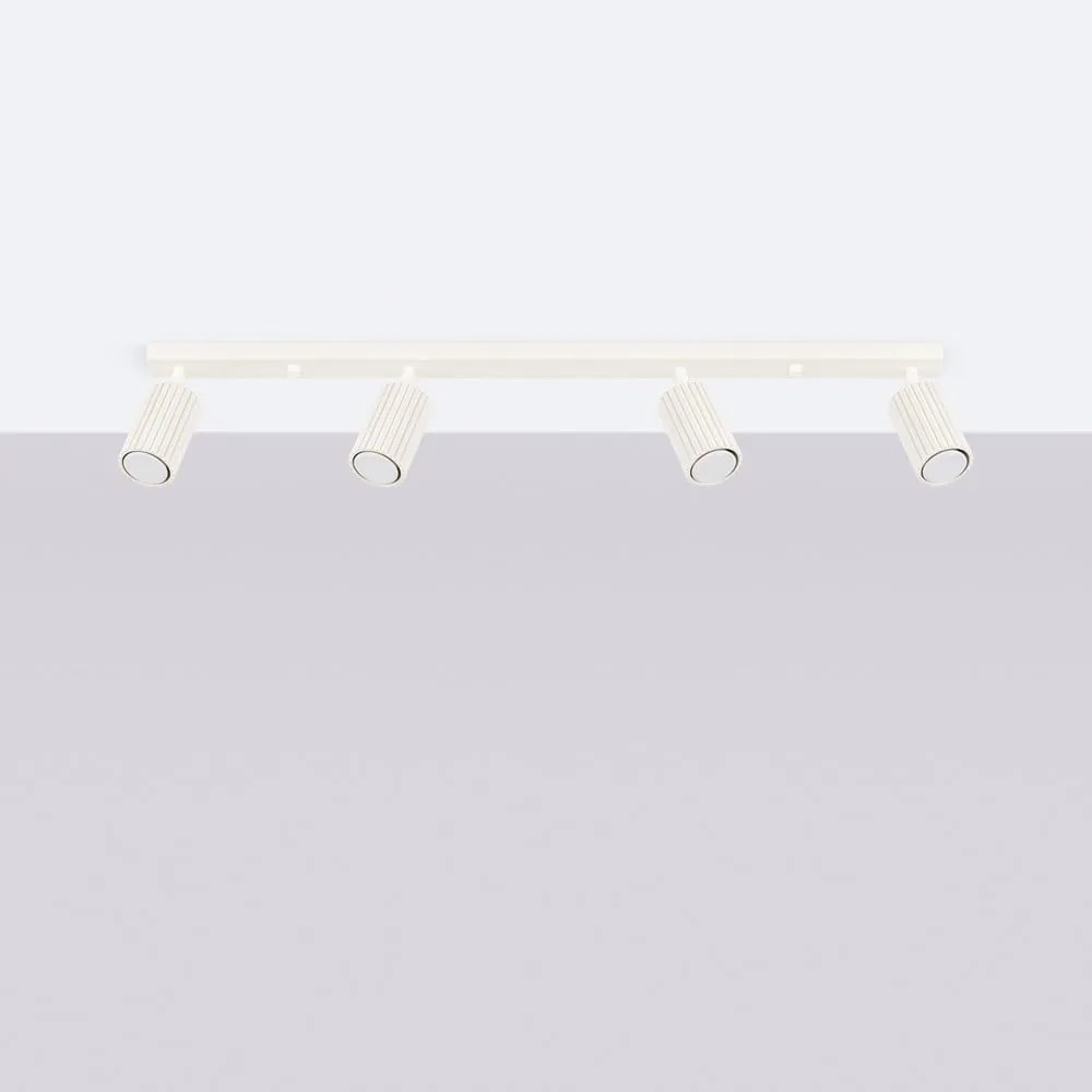 Krémovobiele bodové svietidlo 6,5x81 cm Gleam – Sollux