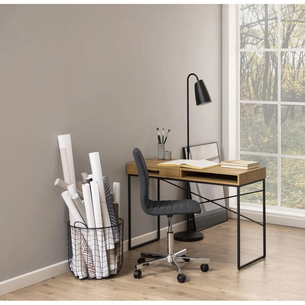 Pracovný stôl v dekore divokého duba Actona, 110 x 45 cm