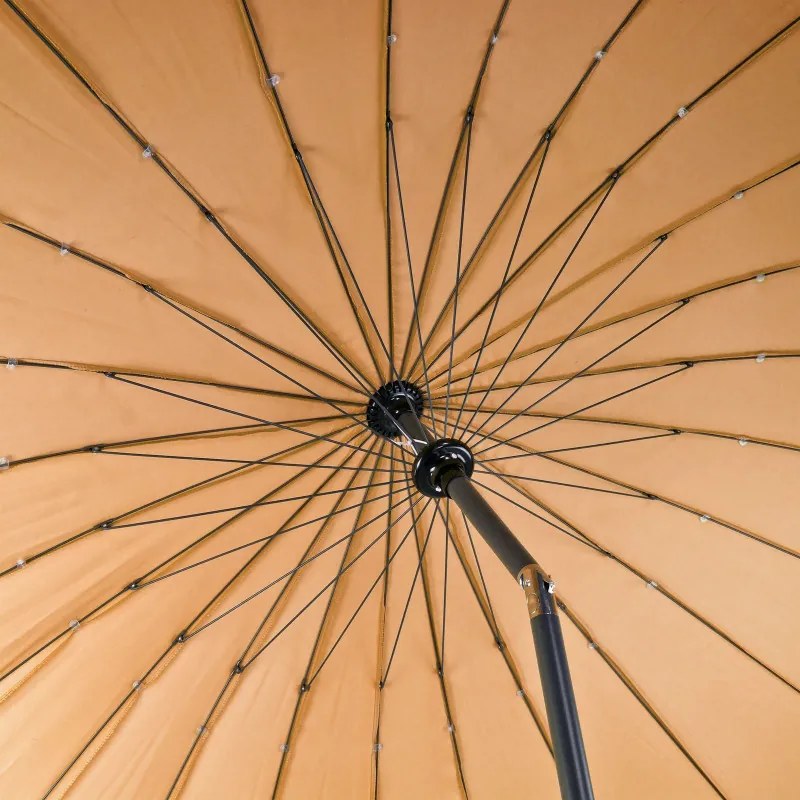 DEMA Slnečník 250 cm Tokio, khaki