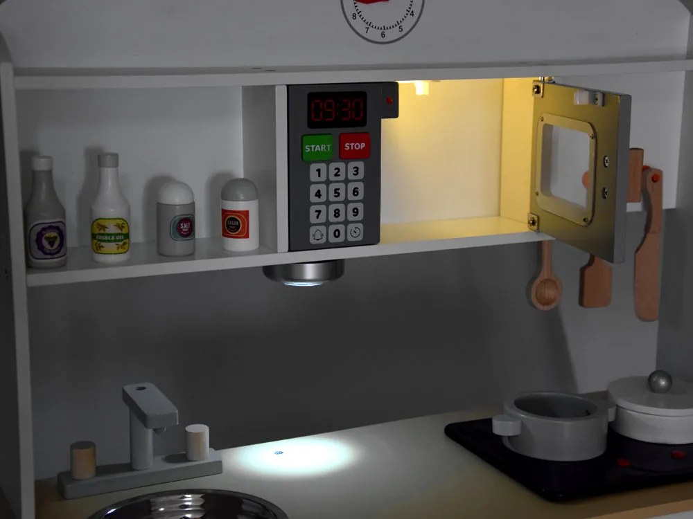 Jokomisiada Veľká drevená kuchynka pre deti, príborník ZA4126