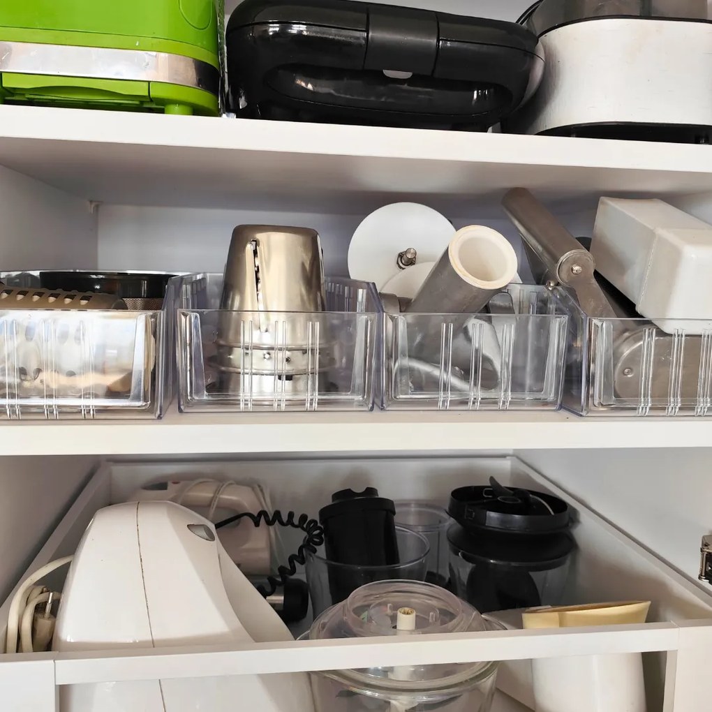 usporadejto.cz Úložný box, ideálny do špajzy, s etiketou + 2 priehradky, BITO, 40x13 cm