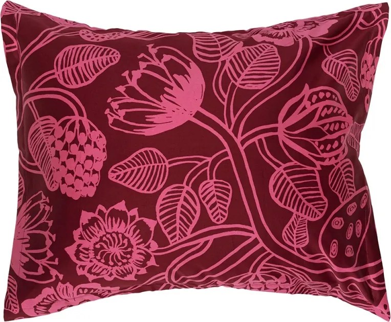 Obliečky Unikko 150x210 50x60, bavlnené, béžovo-oranžové