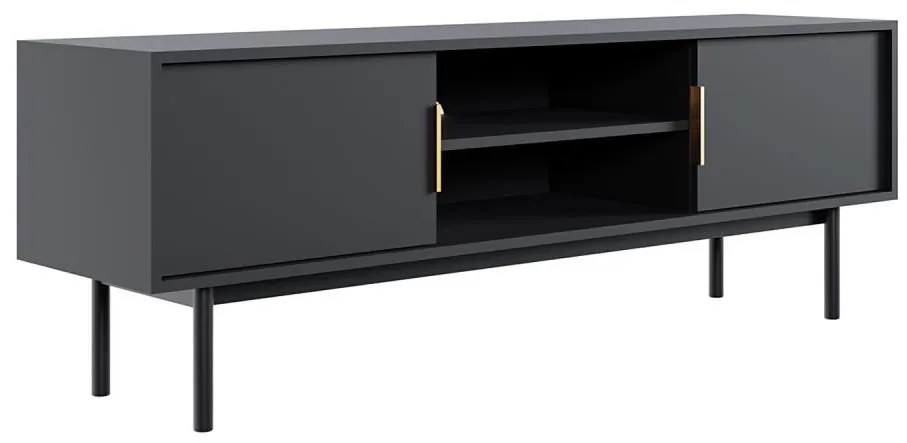 Televízny stolík ELI čierny