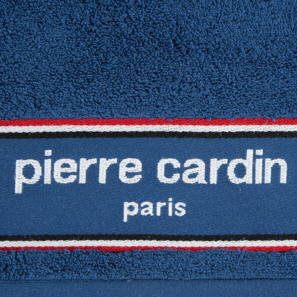 BAVLNENÝ UTERÁK PIERRE CARDIN KARL 70X140 CM TMAVOMODRÁ