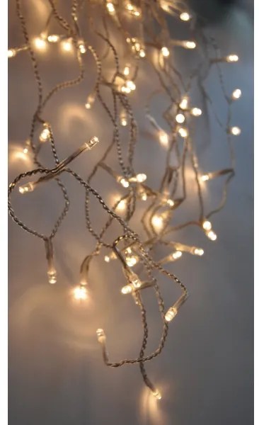 Solight 1V401-WW-LED Vonkajší vianočný záves 360xLED/8 funkcií 15m IP44 teplá biela