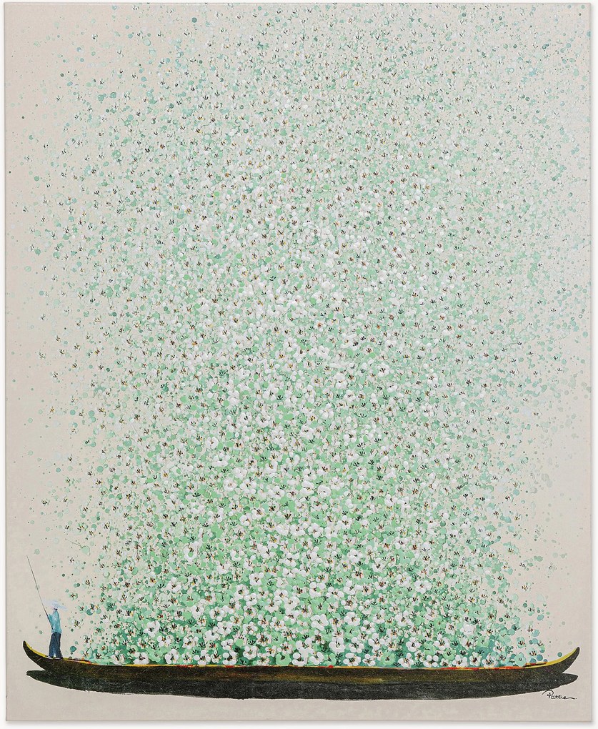 Nástenná dekorácia Flower Boat